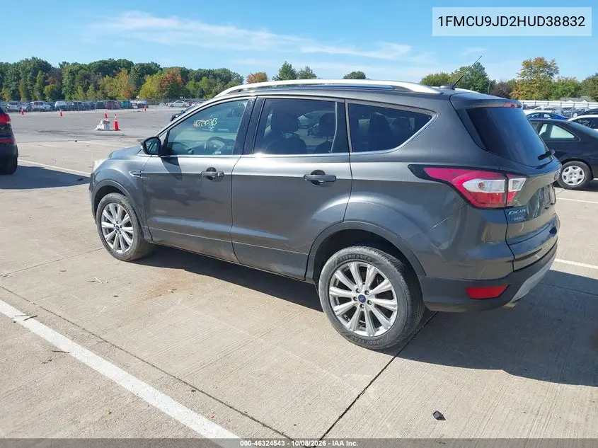 2017 FORD ESCAPE VIN 1FMCU9JD2HUD38832 — фото 3