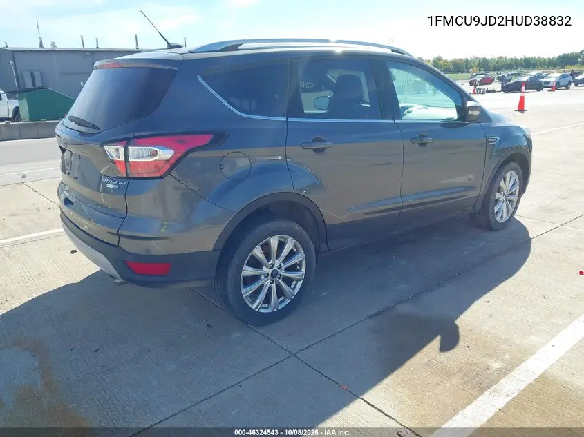 2017 FORD ESCAPE VIN 1FMCU9JD2HUD38832 — фото 4