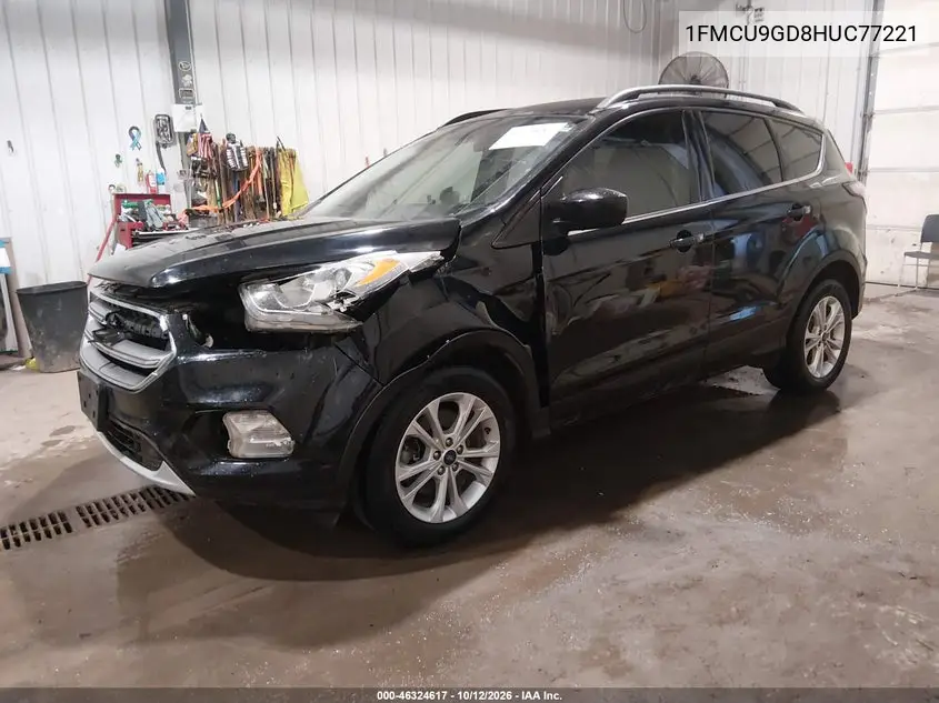 2017 FORD ESCAPE VIN 1FMCU9GD8HUC77221 — фото 2