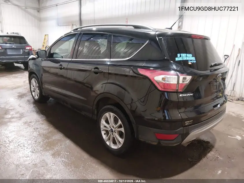 2017 FORD ESCAPE VIN 1FMCU9GD8HUC77221 — фото 3