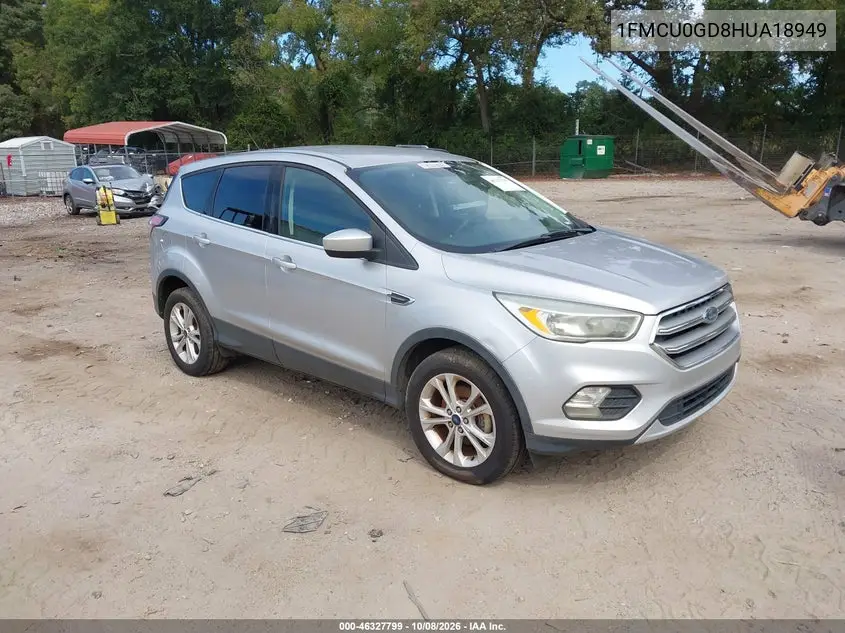 FORD ESCAPE 2017, VIN 1FMCU0GD8HUA18949