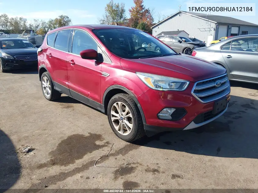 FORD ESCAPE 2017, VIN 1FMCU9GD8HUA12184