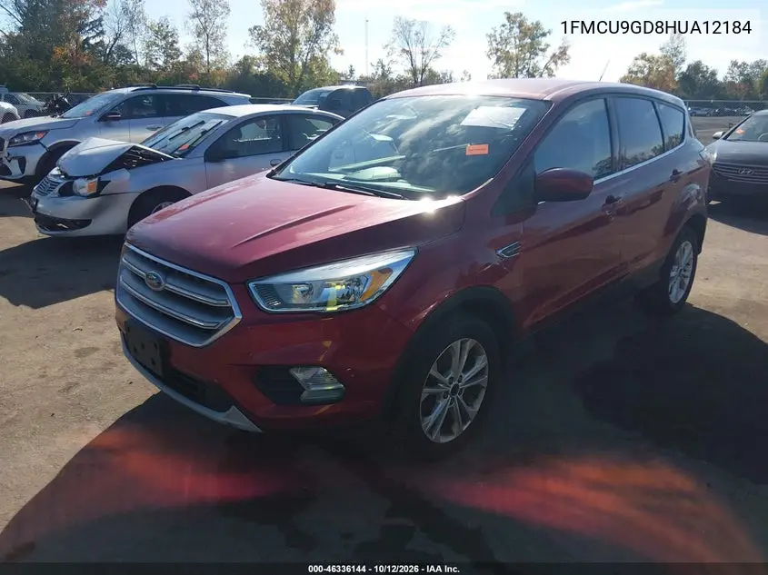 2017 FORD ESCAPE VIN 1FMCU9GD8HUA12184 — фото 2