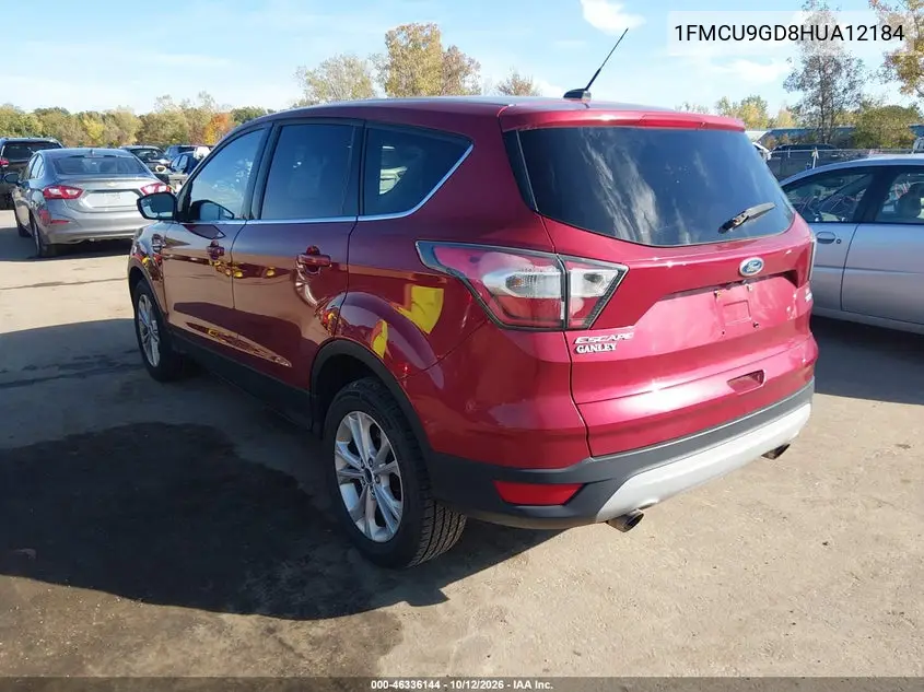 2017 FORD ESCAPE VIN 1FMCU9GD8HUA12184 — фото 3