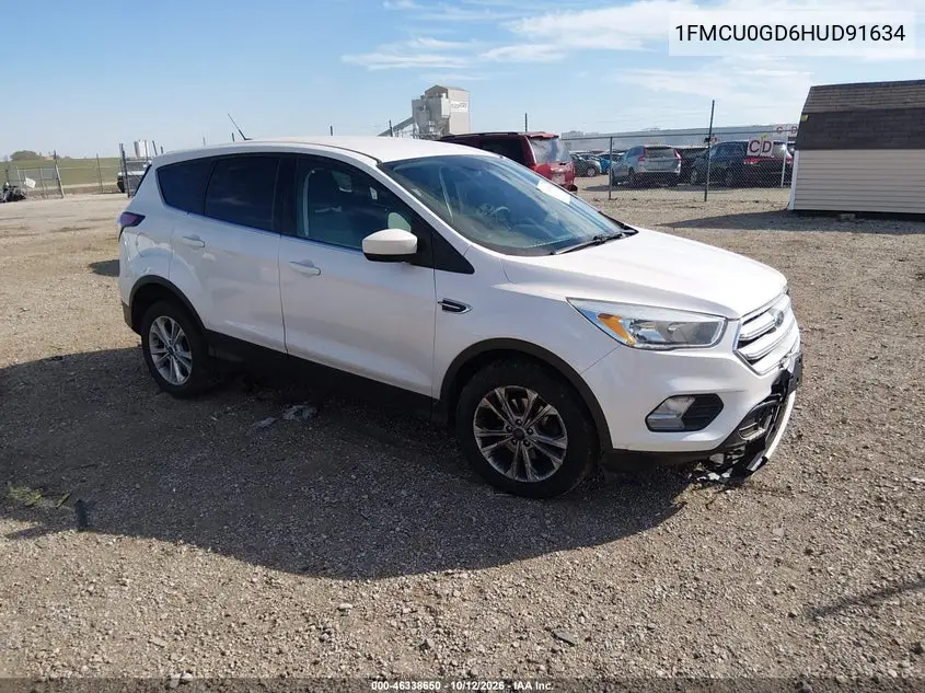 FORD ESCAPE 2017, VIN 1FMCU0GD6HUD91634