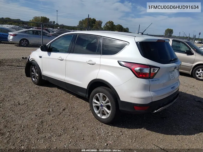 2017 FORD ESCAPE VIN 1FMCU0GD6HUD91634 — фото 3