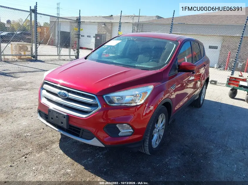 2017 FORD ESCAPE VIN 1FMCU0GD6HUE06391 — фото 2