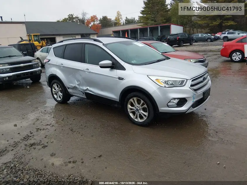 FORD ESCAPE 2017, VIN 1FMCU9GD5HUC41793