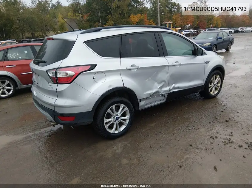 2017 FORD ESCAPE VIN 1FMCU9GD5HUC41793 — фото 4