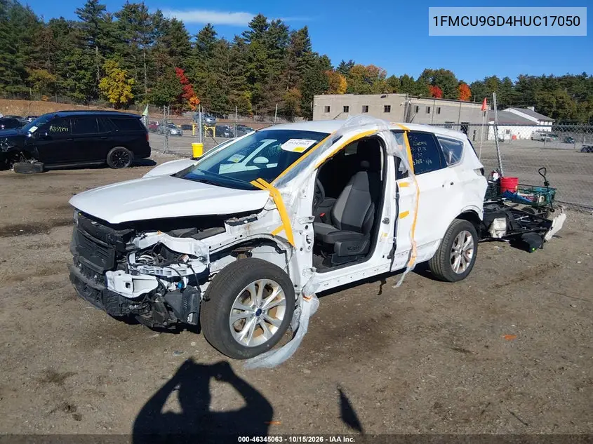 2017 FORD ESCAPE VIN 1FMCU9GD4HUC17050 — фото 2
