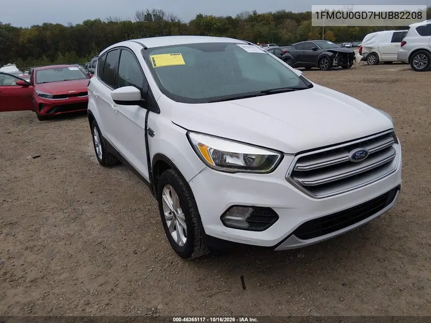 FORD ESCAPE 2017, VIN 1FMCU0GD7HUB82208