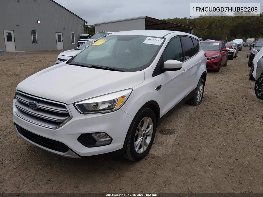 2017 FORD ESCAPE VIN 1FMCU0GD7HUB82208 — фото 2