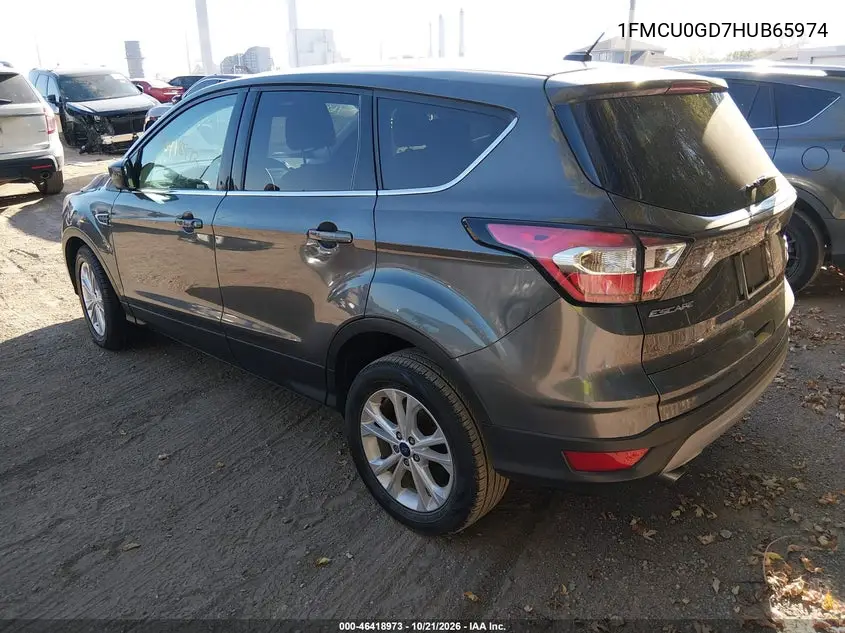 2017 FORD ESCAPE VIN 1FMCU0GD7HUB65974 — фото 3