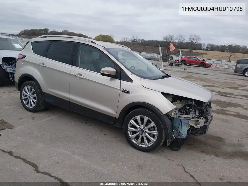 FORD ESCAPE 2017, VIN 1FMCU0JD4HUD10798