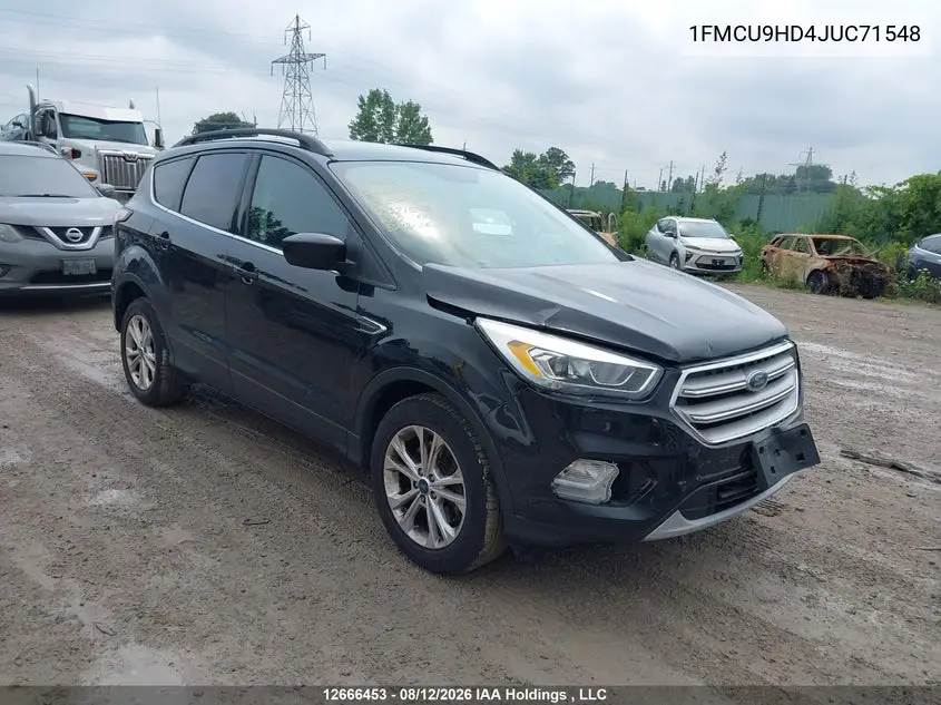 FORD ESCAPE 2018, VIN 1FMCU9HD4JUC71548