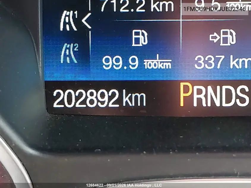 2018 FORD ESCAPE VIN 1FMCU9HDXJUB32346 — фото 16