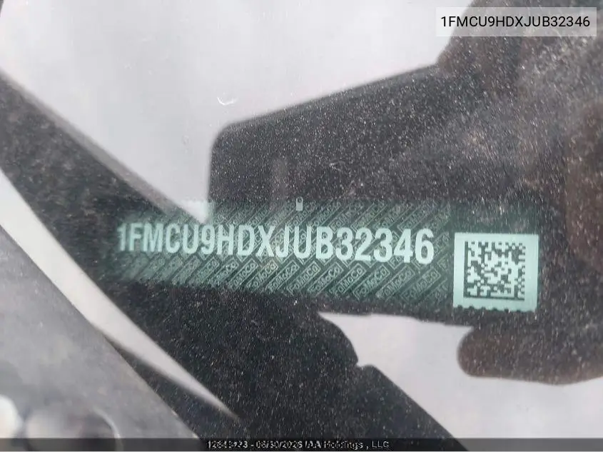 2018 FORD ESCAPE VIN 1FMCU9HDXJUB32346 — фото 19
