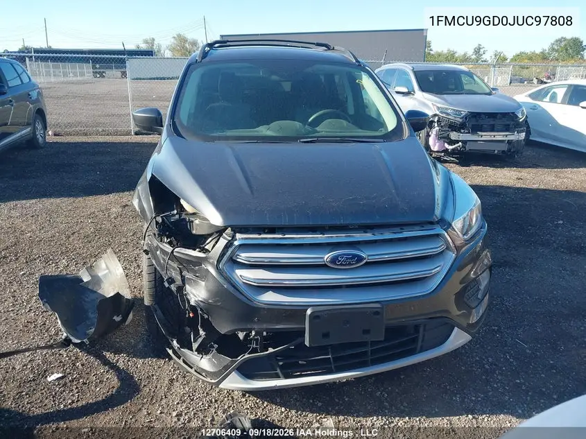 2018 FORD ESCAPE VIN 1FMCU9GD0JUC97808 — фото 12