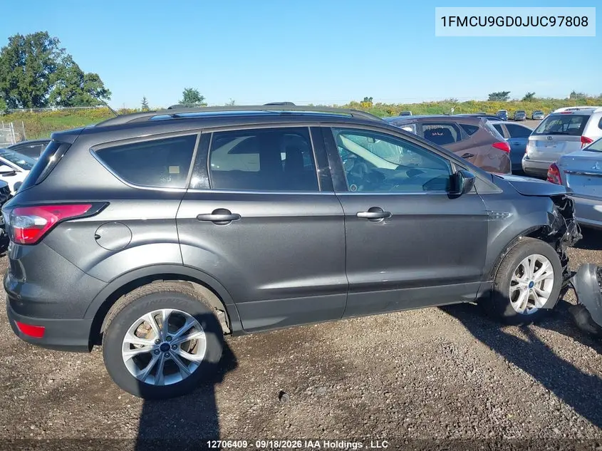 2018 FORD ESCAPE VIN 1FMCU9GD0JUC97808 — фото 13