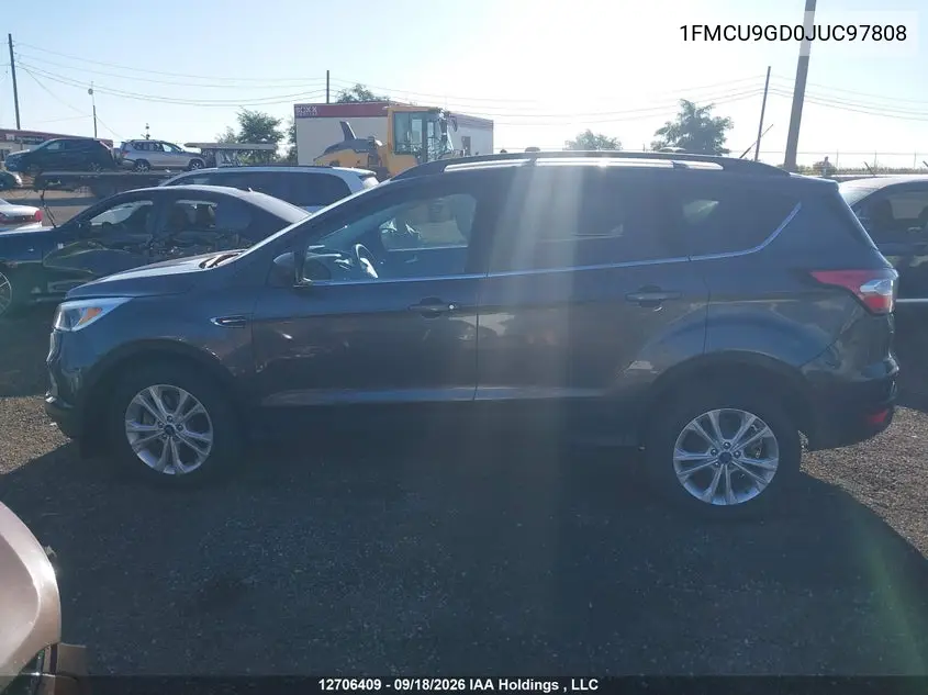 2018 FORD ESCAPE VIN 1FMCU9GD0JUC97808 — фото 14