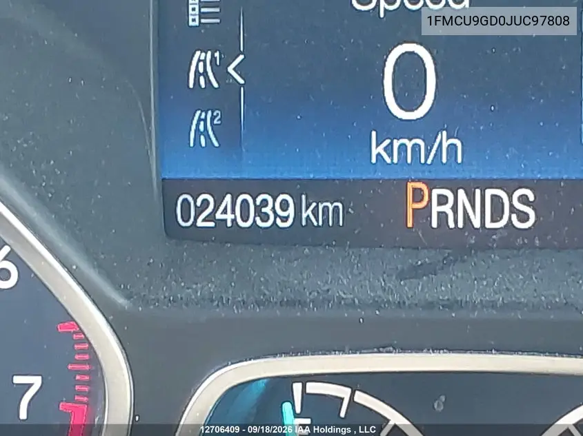 2018 FORD ESCAPE VIN 1FMCU9GD0JUC97808 — фото 15