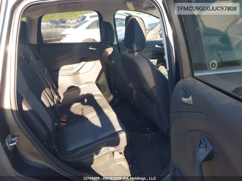 2018 FORD ESCAPE VIN 1FMCU9GD0JUC97808 — фото 8