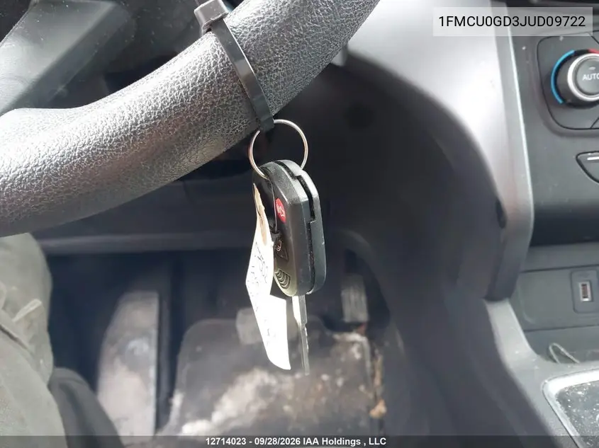 2018 FORD ESCAPE VIN 1FMCU0GD3JUD09722 — фото 11