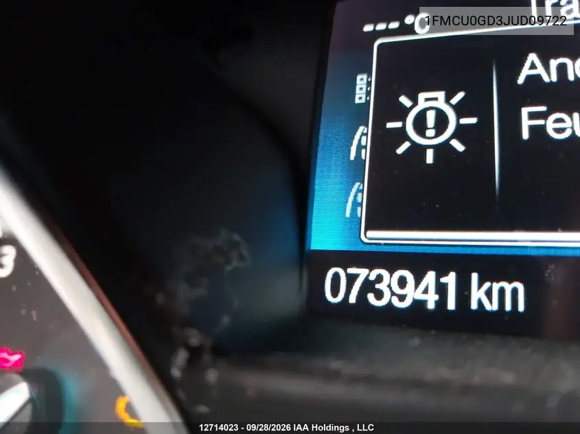2018 FORD ESCAPE VIN 1FMCU0GD3JUD09722 — фото 16