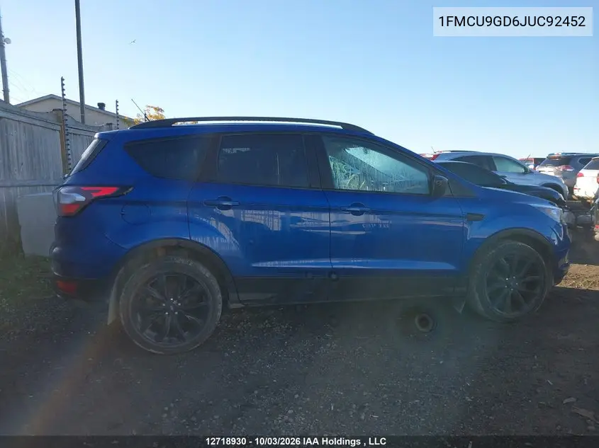 2018 FORD ESCAPE VIN 1FMCU9GD6JUC92452 — фото 13