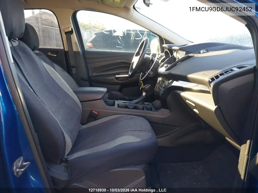 2018 FORD ESCAPE VIN 1FMCU9GD6JUC92452 — фото 7