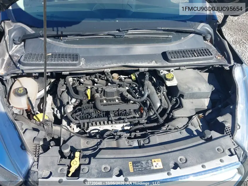 2018 FORD ESCAPE VIN 1FMCU9GD0JUC95654 — фото 10