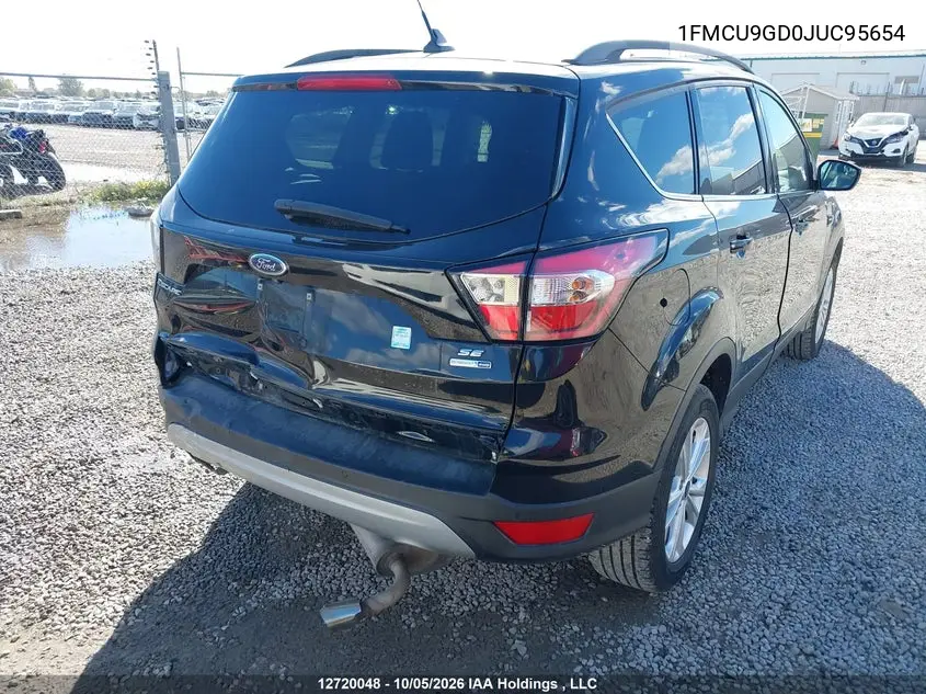 2018 FORD ESCAPE VIN 1FMCU9GD0JUC95654 — фото 4
