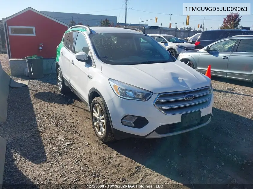 FORD ESCAPE 2018, VIN 1FMCU9GD5JUD09063