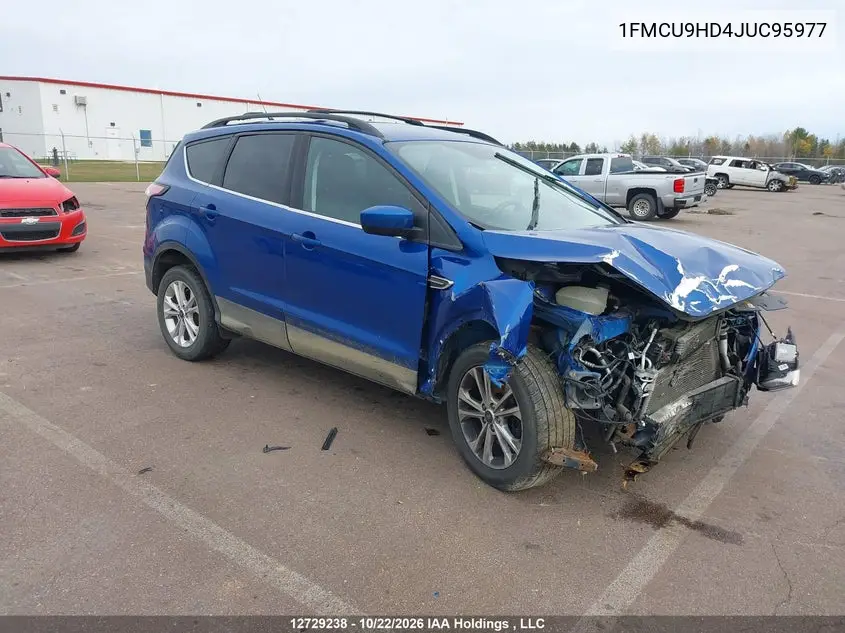 FORD ESCAPE 2018, VIN 1FMCU9HD4JUC95977