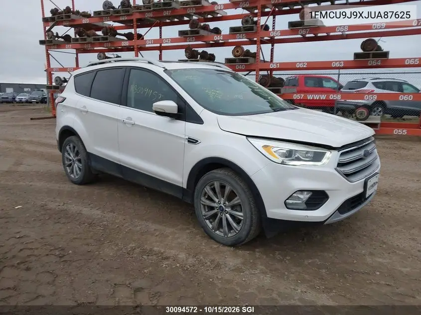 FORD ESCAPE 2018, VIN 1FMCU9J9XJUA87625