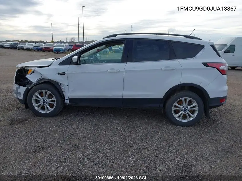 2018 FORD ESCAPE VIN 1FMCU9GD0JUA13867 — фото 14