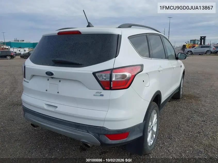 2018 FORD ESCAPE VIN 1FMCU9GD0JUA13867 — фото 4