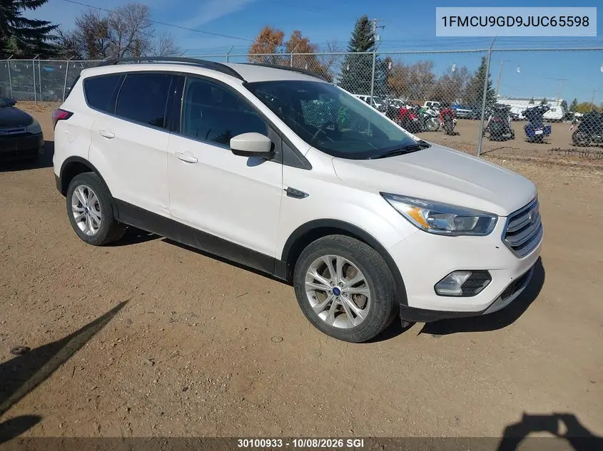 FORD ESCAPE 2018, VIN 1FMCU9GD9JUC65598