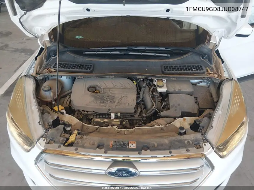 2018 FORD ESCAPE VIN 1FMCU9GD8JUD08747 — фото 10