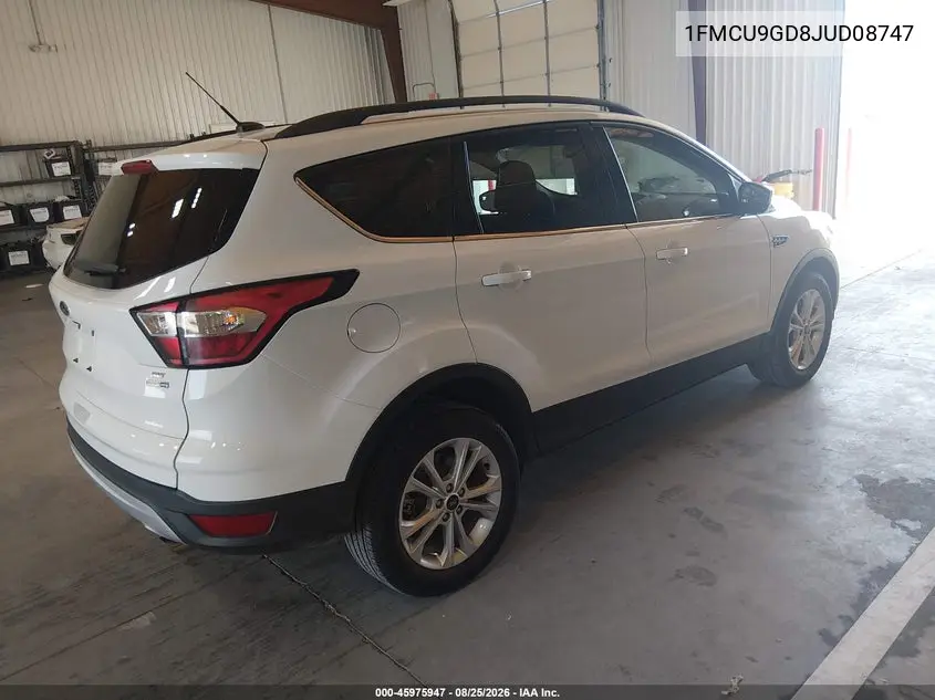 2018 FORD ESCAPE VIN 1FMCU9GD8JUD08747 — фото 4