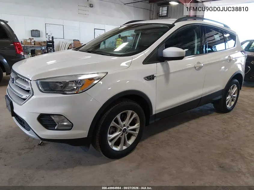 2018 FORD ESCAPE VIN 1FMCU9GD0JUC38810 — фото 2