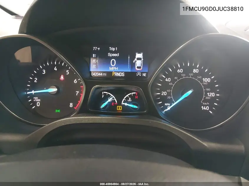 2018 FORD ESCAPE VIN 1FMCU9GD0JUC38810 — фото 7