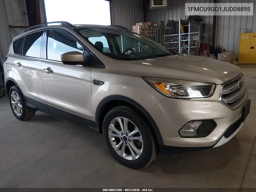 FORD ESCAPE 2018, VIN 1FMCU9GD1JUD08895