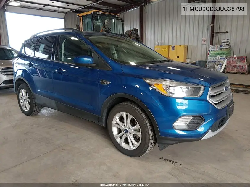 FORD ESCAPE 2018, VIN 1FMCU9GD3JUC38798