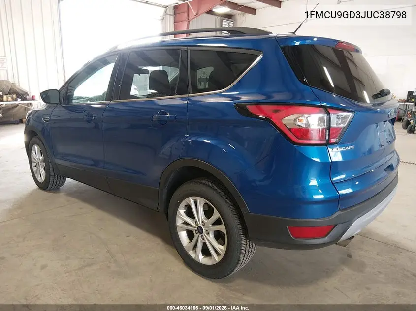 2018 FORD ESCAPE VIN 1FMCU9GD3JUC38798 — фото 3