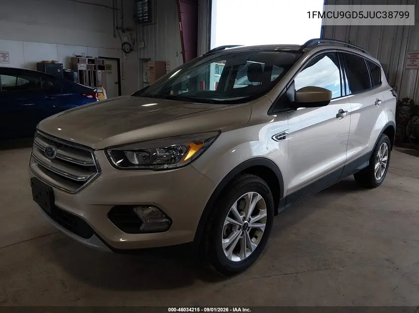 2018 FORD ESCAPE VIN 1FMCU9GD5JUC38799 — фото 2
