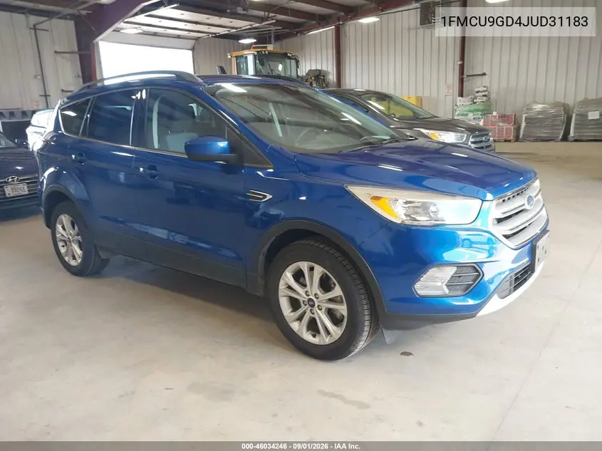 FORD ESCAPE 2018, VIN 1FMCU9GD4JUD31183