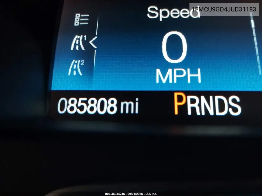 2018 FORD ESCAPE VIN 1FMCU9GD4JUD31183 — фото 20
