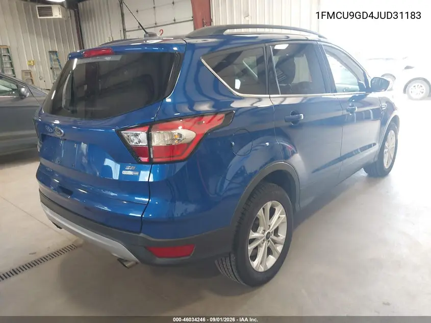 2018 FORD ESCAPE VIN 1FMCU9GD4JUD31183 — фото 4