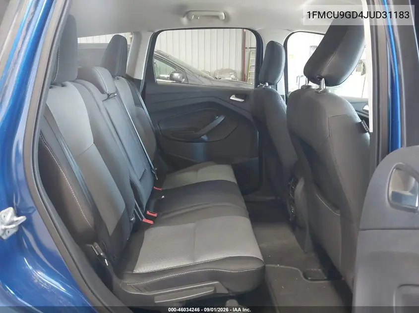 2018 FORD ESCAPE VIN 1FMCU9GD4JUD31183 — фото 8